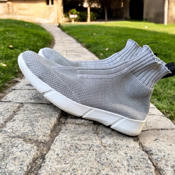 Silver Sparkle Sock Slip On Sneakers. Size 9 shoes. BP brand. Super comfortable - Picture 4 of 17